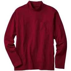 綿100%ハイネックTシャツ(長袖)