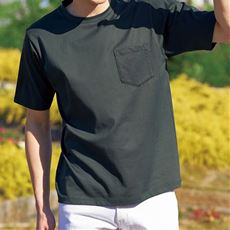 汗ジミ防止・胸ポケット付きTシャツ(半袖)