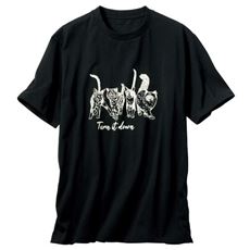 綿100%プリントTシャツ(半袖)