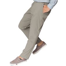 接触冷感・ウエストストレッチパンツ
