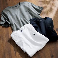 綿100%半袖クルーネックTシャツ(POLO BCS)