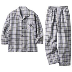 あったか綿毛布シャツパジャマ【日本製】