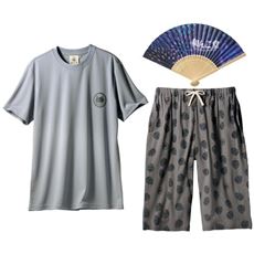 ギフトボックス箱入り 扇子付きパジャマ(和んこ堂)