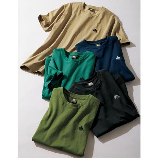 ドライ半袖Tシャツ(ロゴスパーク)(吸汗・速乾機能付き)