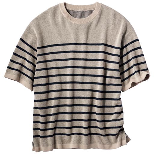 ウォッシャブル・ニットTシャツ