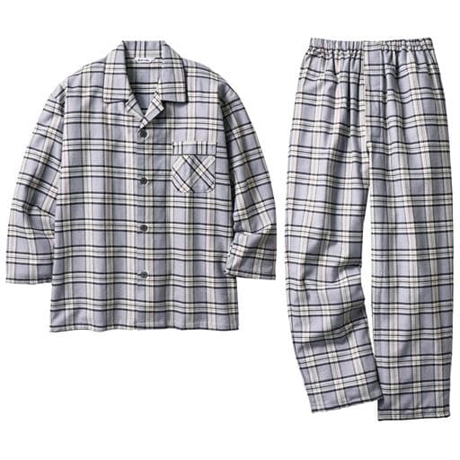 あったか綿毛布シャツパジャマ【日本製】
