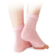 【ネット限定】シルク混おやすみかかとカバー(1足組×2色セット)