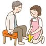 介護用の靴下をお手本につくりました。
