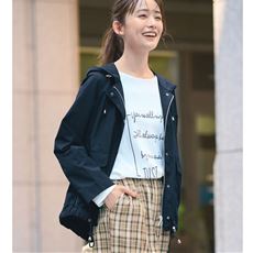 【ぽっちゃりさんサイズ】さらっと羽織れるコクーンシルエットマウンテンパーカー