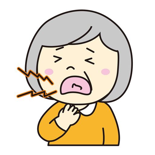 声が出にくい… ※イメージ