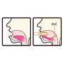 くわえるだけで自然とのどが開きます。 <br>※イメージ