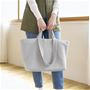 【Lサイズ】<br>2種類の持ち手で使い分け♪<br>ハンドバッグとしても!<br><br>グレーL<br>※使用イメージ