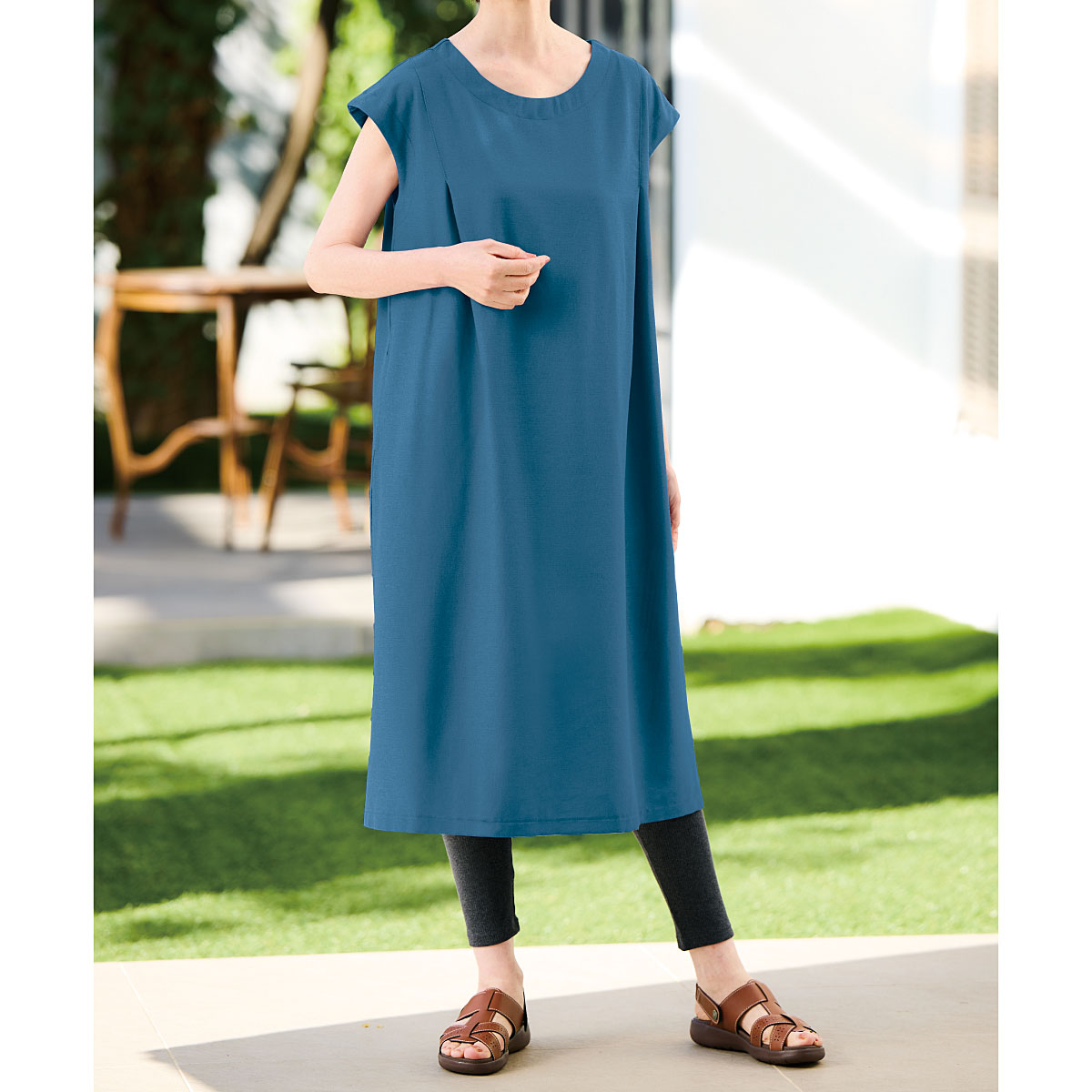 新品☆Mグリーン系♪裾スリット大人おしゃれワンピ1.9相当♪結婚式