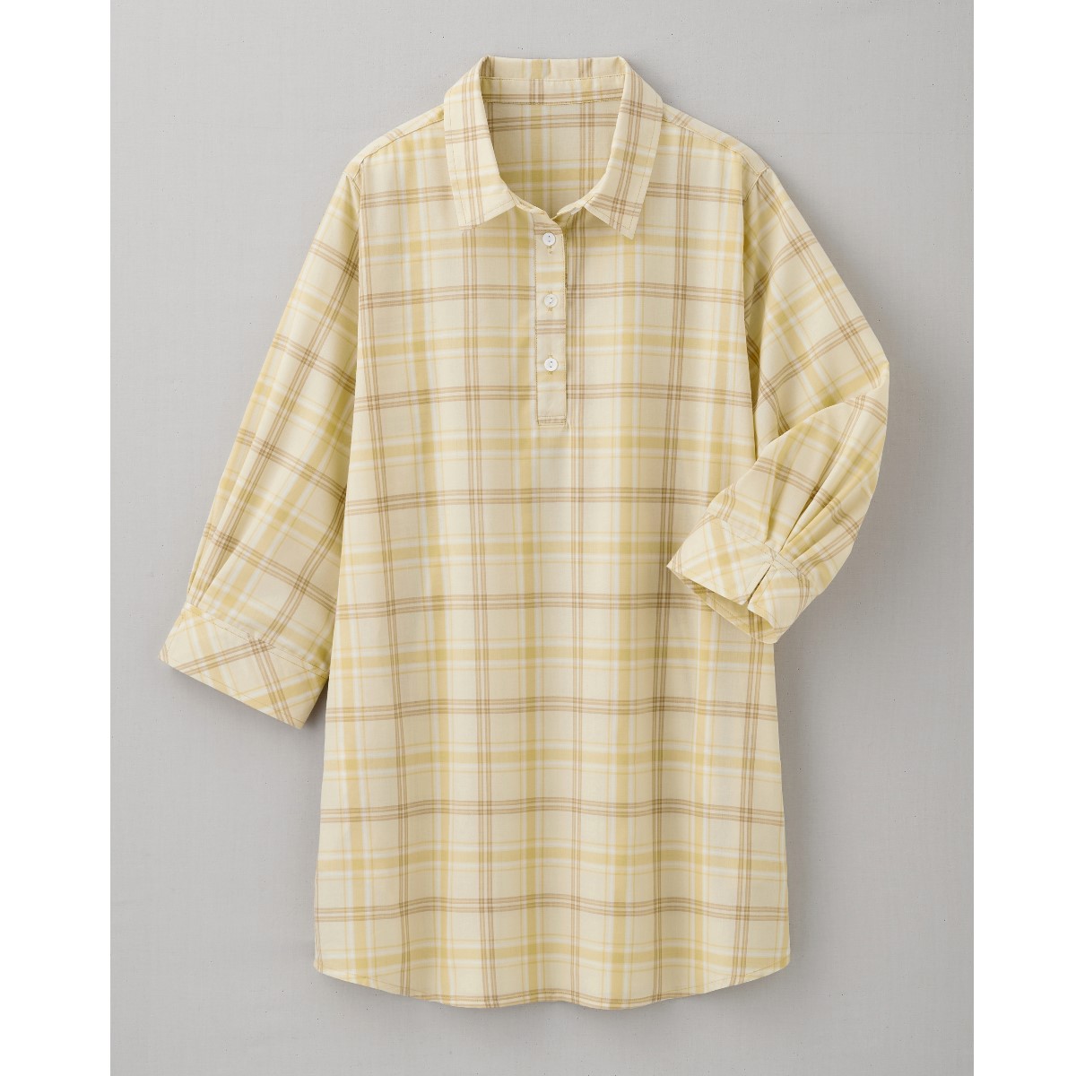 UVカットゆるチュニックシャツ - ファッション通販ならセシール