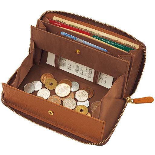革工房ナダヤのコインスルー財布