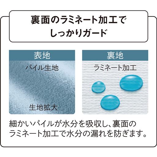 裏面のラミネート加工でしっかりガード