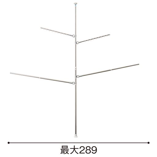 B(布団干し2本) ※寸法の単位は約cmです。
