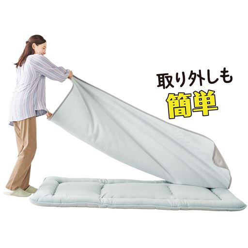 この布団とシーツの組み合わせだからできる