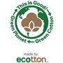 廃棄されるはずの綿花を使ったエコな綿糸「ecotton(TM)(イイコットン)」を使用しています。