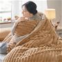 ブラウン ※商品は掛け布団カバーです<br>コーデュロイ風のもこもこが朝まで心地いい。