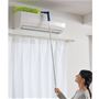 静電気で付着したホコリもしっかり落とせる!