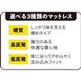 選べる3種類のマットレス