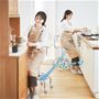 ホワイト<br>座ったままスーッと移動できるのでとっても便利!