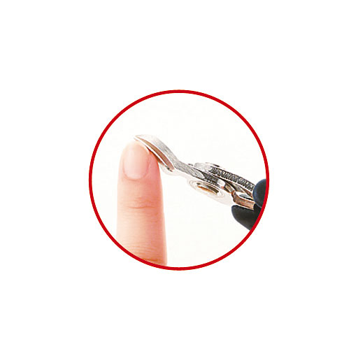 手の爪にも使えます。<br>※使用イメージ