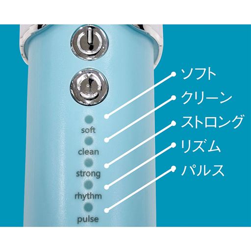 5つのモードで使い分け