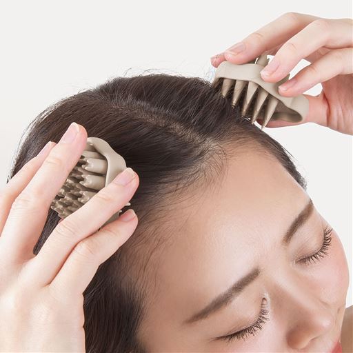 自宅でヘッドスパ