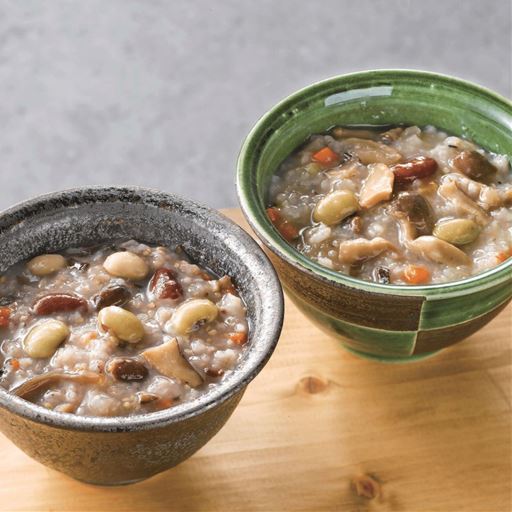ほっこり温まる優しい味付けの健康粥