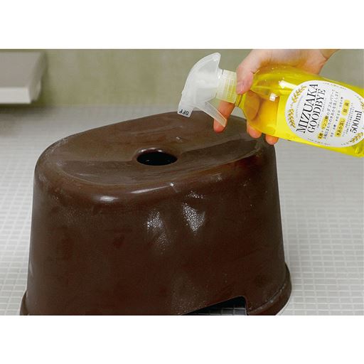 風呂イス 「水あか」「石けんカス」「薄く白いくもり」もピカピカキレイに!!