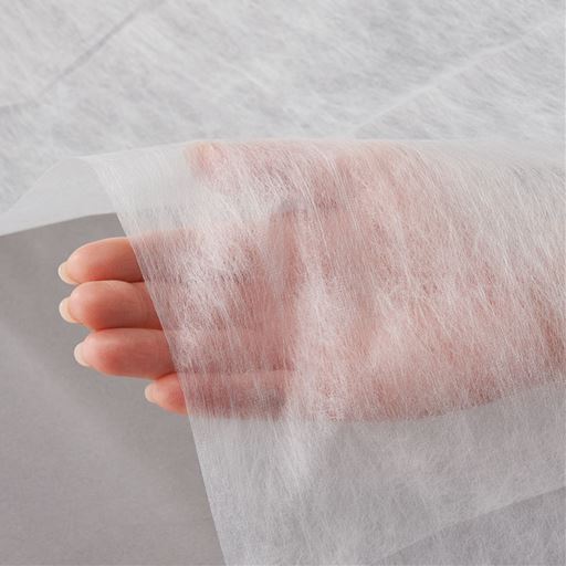 通気性を確保したほどよい透け感。