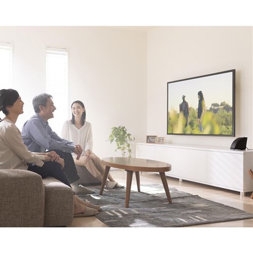 TVの音量上げずに言葉くっきり