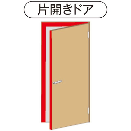貼り付け位置(例) ドアもしくはドア枠部分