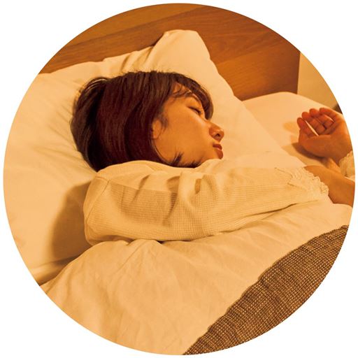 ほかほかの布団でぐっすり