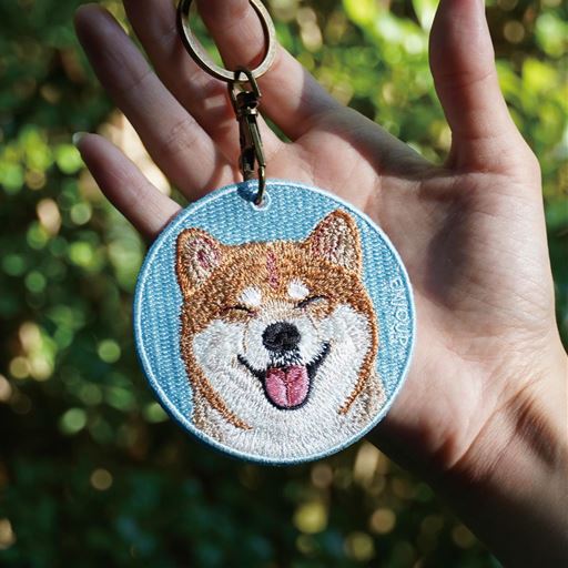 A(柴犬RD) 細かい刺繍がぬくもりがあってかわいい