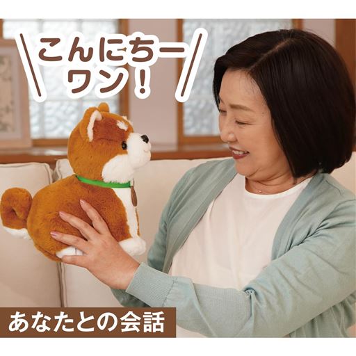 楽天市場】包装無料☆ しばいぬ コウタ 柴犬コウタ バンダナ付☆【すぐに遊べる⇒電池付き】☆ こんにちワン！しばいぬコウタ バンダナつきセット  送料無料 柴犬 ぬいぐるみ ペット しゃべる 音声認識 人形 高齢 ペット 犬 癒し おもちゃ 柴犬 コウタ こうた 母の日 100s 