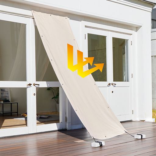 B(100×300cm) 薄くて取り付けやすい! ※重りは付属しておりません。