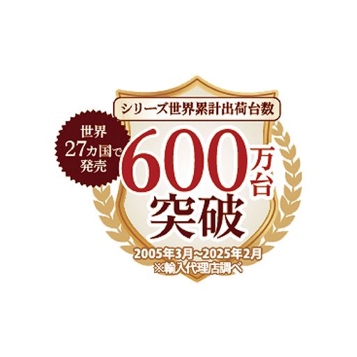 シリーズ世界累計出荷台数 600万台突破