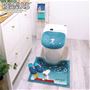 ブルー ※商品は単品販売です。トイレマットはMサイズを使用しています。<br>星空とグラデーションが世界観溢れる幻想的なデザイン。