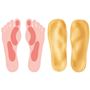 イエロー シェイプには ※足裏のイラスト赤色の部分に体圧がかかります。