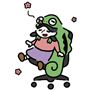 回転しながら上下に移動するもみ玉で、腰から背中をしっかりマッサージ!!