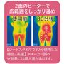 2段階の温度設定でじんわりぽかぽか!