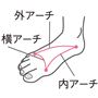 足裏のアーチを鍛える!! 足裏のアーチに沿った形状で、丈夫なEVA素材でへたらない!慣れてきたらつけたまま室内を歩けます。
