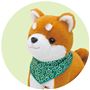 かわいい唐草模様のバンダナ付き!