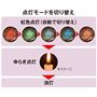 点灯モードを切り替え