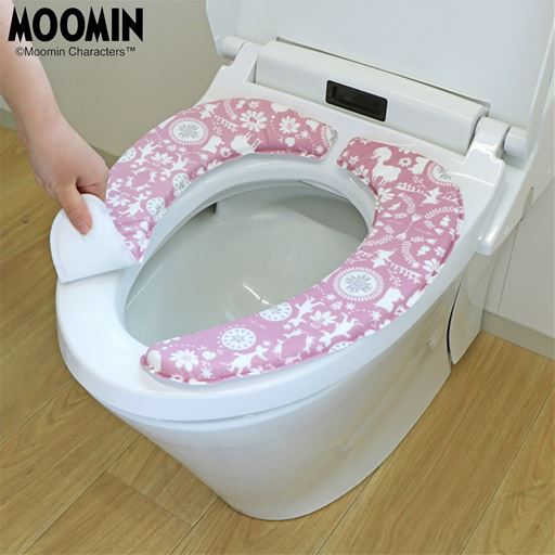 ピンク系(フォーク)<br>置くだけでピタッと装着できます。