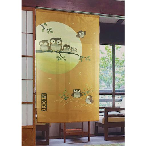 イエロー(金運)<br>ほっこりかわいいフクロウたちに癒されて。