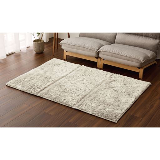 ベージュ<br>150×100cmイメージ(3枚使用)